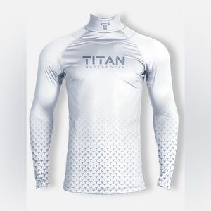Titan Battlegear Cut Resistant Baselayer Neck Guard Hockey Shirt Youth XS 4/5